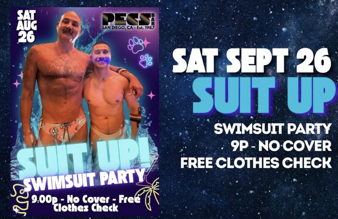 Suit Up Swimsuit Party at Pecs